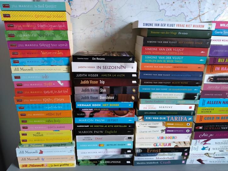 Boekenpakket Diverse Auteurs, Boeken, Romans, Gelezen, Ophalen of Verzenden