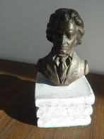 Brons beeldje Beethoven bronzen buste, Ophalen of Verzenden, Zo goed als nieuw, Mens