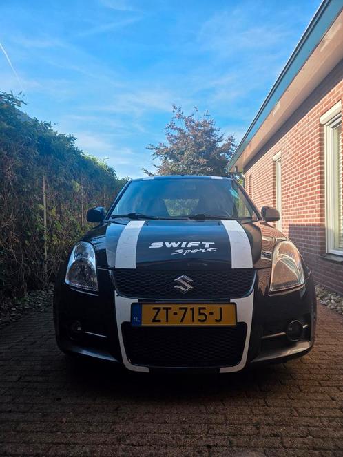 Suzuki Swift 1.6 Sport 2008 Zwart, Auto's, Suzuki, Particulier, Swift, Airbags, Airconditioning, Keyless entry, Lichtmetalen velgen