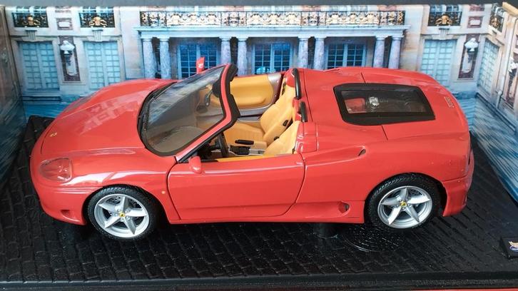 Ferrari 360 Modena Spider 1:18 Hotwheels Pol, Hobby en Vrije tijd, Modelauto's | 1:18, Nieuw, Auto, Verzenden