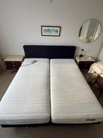 Elektrisch verstelbaar boxspring Eastborn, Ophalen, Gebruikt, Blauw, 210 cm