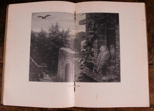 Schoolplaat boekje – Bij de ruine, Antiek en Kunst, Antiek | Schoolplaten, Natuur en Biologie, Verzenden