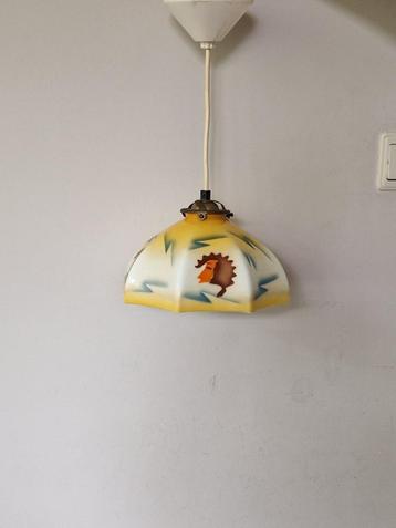 Vintage opaalglazen hanglampje. Jaren 50/60 beschikbaar voor biedingen
