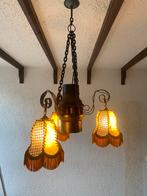 Lamp van karrewielas, Ophalen of Verzenden, 50 tot 75 cm