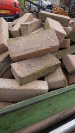 Gebakken Waalformaat Straatstenen - Geel, Doe-het-zelf en Verbouw, Metselstenen, Ophalen, Gebruikt, Bakstenen