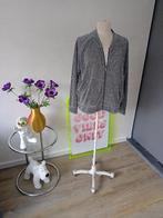 Super gaaf zilveren glitterjasje maat L, zgan, Ophalen, Overige kleuren, Maat 42/44 (L), Zo goed als nieuw