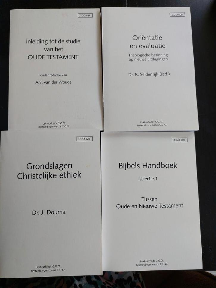 CGO Studieboeken - Theologie en Ethiek, Boeken, Studieboeken en Cursussen, Gelezen, WO, Ophalen of Verzenden