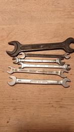 Set van 5 vintage steeksleutels, Auto diversen, Autogereedschap, Ophalen of Verzenden, Gebruikt