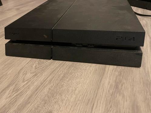 PS4 Console + Controller - slim 500 gb. Zwart, Spelcomputers en Games, Spelcomputers | Sony PlayStation 4, Gebruikt, Original