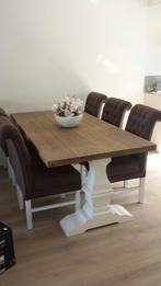 6 Mooie Eetkamerstoelen, Huis en Inrichting, Tafels | Eettafels, Ophalen, Overige materialen, 50 tot 100 cm, Zo goed als nieuw