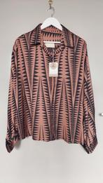 Nieuwe blouse Jane Lushka, mt XXL - 46/48, Kleding | Dames, Bruin, Maat 46/48 (XL) of groter, Nieuw, Ophalen of Verzenden