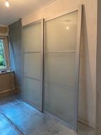 Pax kledingkastcombinatie met schuifdeuren, Ophalen, Eikenhout, 200 cm of meer, Zo goed als nieuw