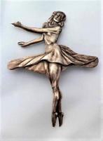 A H DARBY & SON Zilver ballerina broche 1921, groot! (6982-2, Sieraden, Tassen en Uiterlijk, Antieke sieraden, Ophalen, Zilver