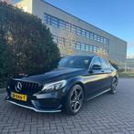 Mercedes-Benz C-Klasse C180 156pk 9G-TRONIC 2018 Zwart, Auto's, Mercedes-Benz, Automaat, 1800 kg, Zwart, Zwart