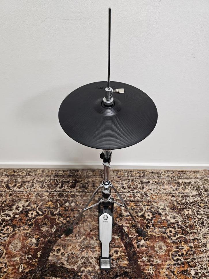 Roland VH-10 Hi-hat + Yamaha HS1200 Stand | Drumstel | VH 10, Muziek en Instrumenten, Instrumenten | Onderdelen, Gebruikt, Drums of Percussie