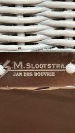 4 eet kamer stoelen, (Jan Des Bouvrie), Huis en Inrichting, Ophalen, Gebruikt, Wit, Riet of Rotan