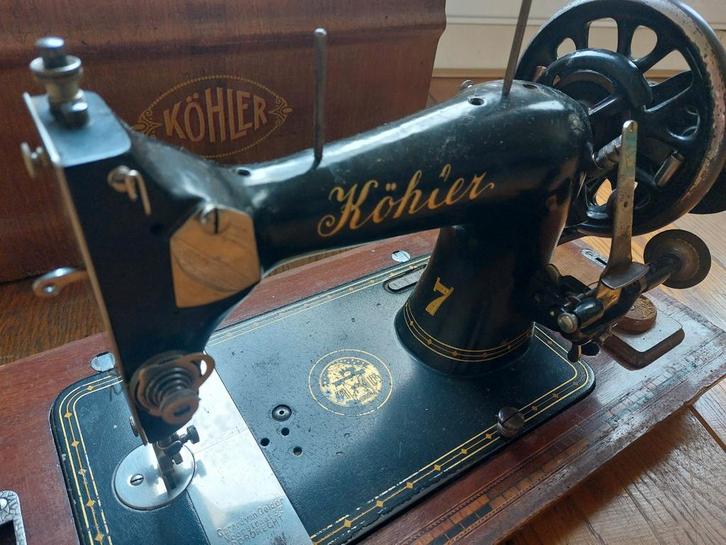 Oude Kohler Naaimachine, Antiek en Kunst, Antiek | Naaimachines, Ophalen
