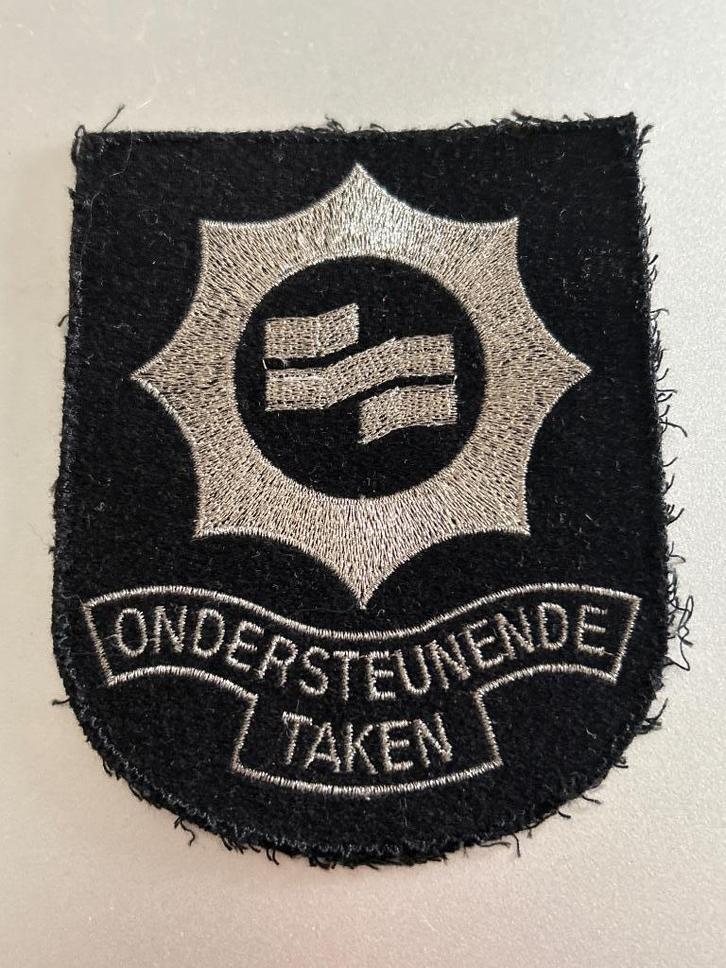 Politie embleem – Ondersteunende Taken, Verzamelen, Militaria | Algemeen, Landmacht, Embleem of Badge, Nederland, Verzenden