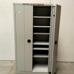 Stalen werkplaatskast met harmonica deuren - 198x100x43 cm, Gebruikt