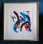 zeefdruk abstract van Dam gesigneerd en genummerd, Ophalen of Verzenden