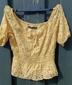 Mooie zomerse crop top, Kleding | Dames, Geel, Ophalen of Verzenden, Zo goed als nieuw, Zonder mouw