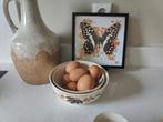 Lijstje met vlinder en rose bladgoud, Minder dan 50 cm, Nieuw, Ophalen of Verzenden, Minder dan 50 cm