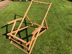 Houten frame strandstoel in goede conditie., Ophalen, Hout