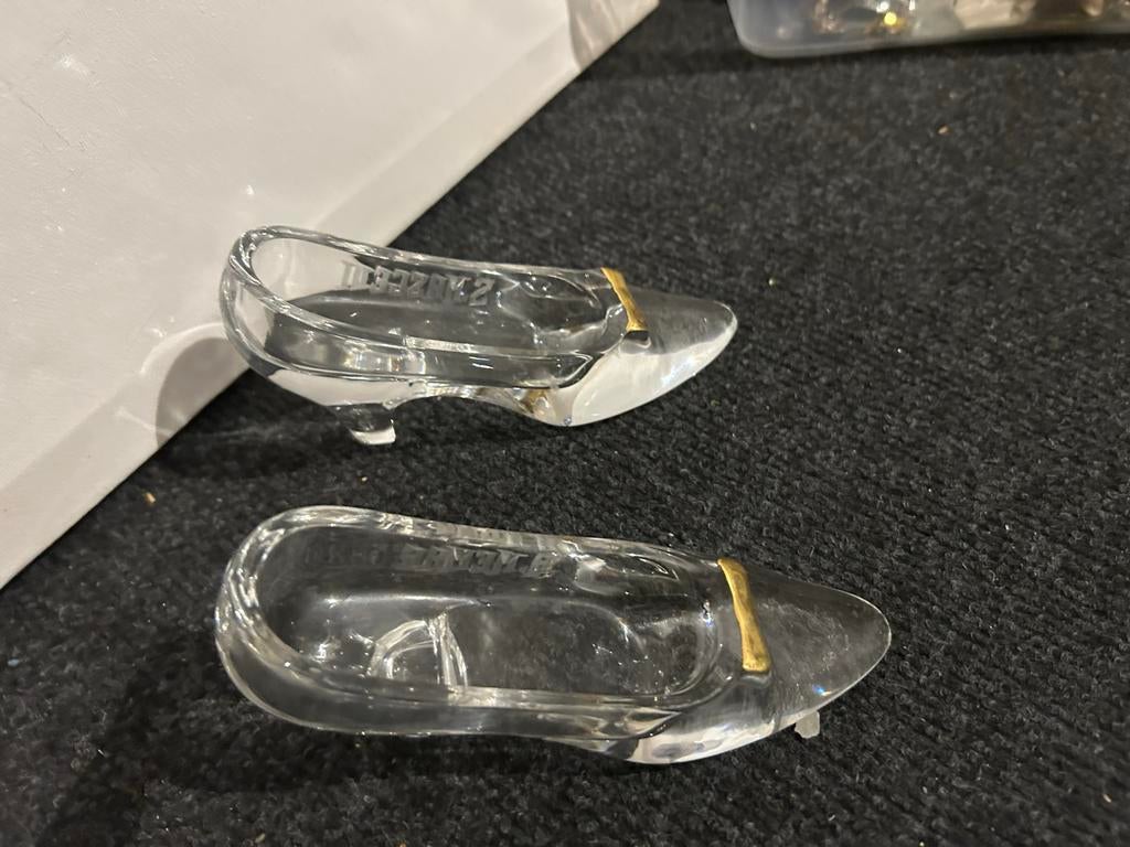 Antieke Kristallen Assepoester Schoenen, Ophalen of Verzenden