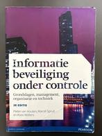 Informatie beveiliging onder controle (3e editie), Boeken, Schoolboeken, Overige vakken, Pieter van Houten, Ophalen of Verzenden