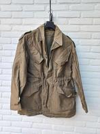 Vintage Jas - Legergroen, Kleding | Heren, Maat 52/54 (L), Vintage, Ophalen of Verzenden, Gedragen