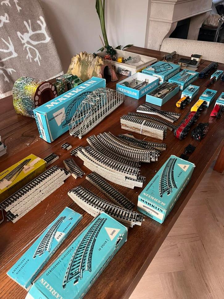 MÄRKLIN TREINBAAN, Kinderen en Baby's, Speelgoed | Racebanen, Gebruikt, Onderdelen, Handmatig, Overige merken, Ophalen of Verzenden