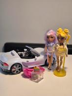 Rainbow High Set - auto en 2 poppen + extra schoenen, Ophalen of Verzenden, Zo goed als nieuw, Overige typen