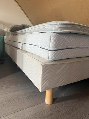 Boxspring incl matras en topmatras gratis