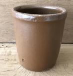 Pot bruin aardewerk DTD gemerkt, Antiek en Kunst, Antiek | Keramiek en Aardewerk, Ophalen of Verzenden