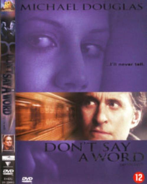 Don't say a word (Gary Fleder) *met Michael Douglas*, Cd's en Dvd's, Dvd's | Thrillers en Misdaad, Vanaf 12 jaar, Ophalen of Verzenden