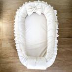 Babynestje Richelle - ecru - broderie - strik - velvet, Verzenden, Nieuw, Overige typen