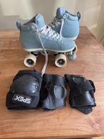 CHAYA Denim Blue Rolschaatsen Maat 41 met Beschermers, Kinderen en Baby's, Dames, Ophalen of Verzenden, Verstelbaar, Gebruikt