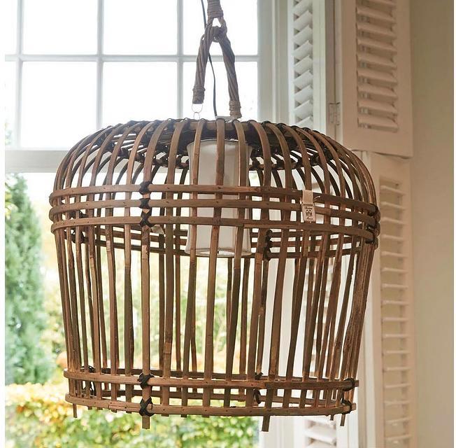 Riviera Maison lampenkap, L, Huis en Inrichting, Lampen | Hanglampen, Zo goed als nieuw, Minder dan 50 cm, Ophalen