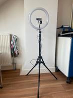 Ringlamp met statief - perfect voor foto's en video's, Ophalen, Zo goed als nieuw, Lamp of Flitsset