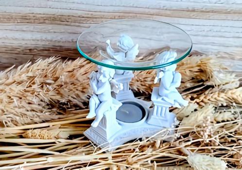 Aromabrander Cherubijn met muziekinstrumenten, Huis en Inrichting, Woonaccessoires | Kandelaars en Kaarsen, Nieuw, Minder dan 25 cm
