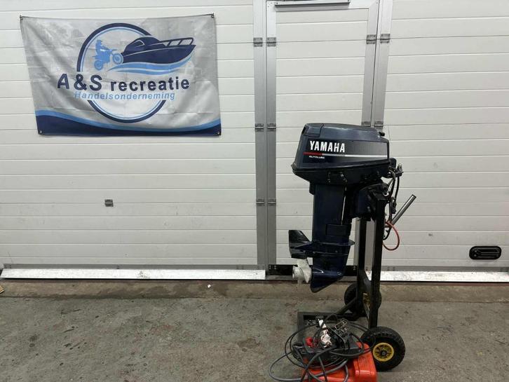 Yamaha 25 pk Autolube / Langstaart / Elektrisch gestart, Watersport en Boten, Buiten- en Binnenboordmotoren, Gebruikt, Benzine