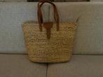 (Strand) Tas riet met leren banden, Ophalen of Verzenden, Nieuw, Shopper