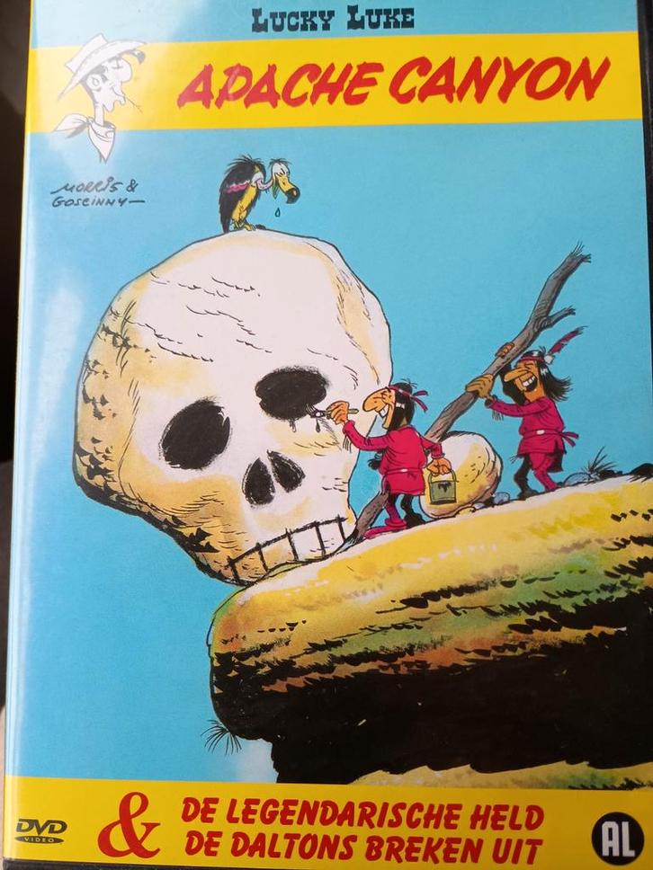 Lucky Luke - Apache Canyon & De Daltons, Cd's en Dvd's, Dvd's | Actie, Zo goed als nieuw, Actiekomedie, Alle leeftijden, Ophalen of Verzenden