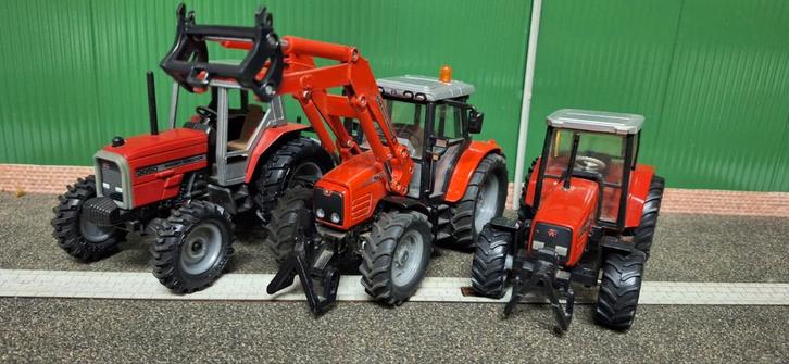 Massey Ferguson Siku Ertl sint kerst cadeau, Hobby en Vrije tijd, Modelauto's | 1:32, Tractor of Landbouw, SIKU, Ophalen of Verzenden
