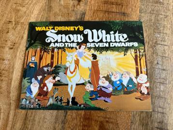 Film Programma Boek Snow White Walt Disney 1972 Sneeuwwitje beschikbaar voor biedingen