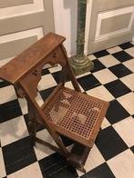 Origineel houten bidstoeltje / kerkstoeltje, Ophalen