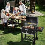 Houtskool BBQ Grill met Zijtafel - Grote Buitenbarbecue, Tuin en Terras, Houtskoolbarbecues, Niet ingevuld, Niet ingevuld, Nieuw