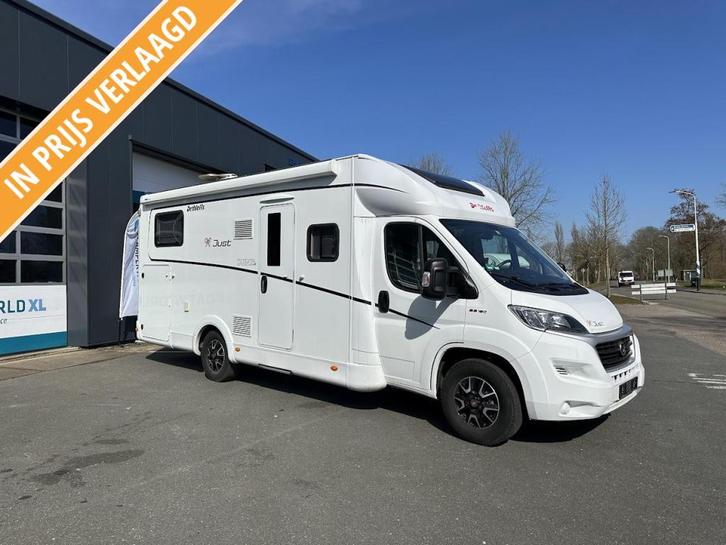 Dethleffs Just 90 7052 EB, Caravans en Kamperen, Campers, Bedrijf, tot en met 4, Dethleffs, Diesel, Handgeschakeld, L-zit, Cassettetoilet