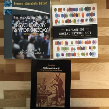 3 studie boeken psychologie beschikbaar voor biedingen