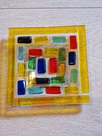 Handgemaakte glazen decoratie, Schaal, Vierkant, Nieuw, Ophalen of Verzenden